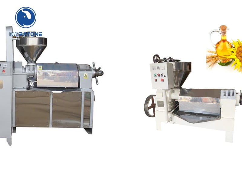Prensas de aceite de girasol con control de temperatura