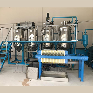Refinación de aceite de soja
