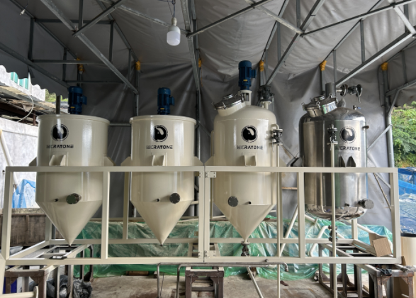 Equipo de decoloración de refinería de aceite de palma
