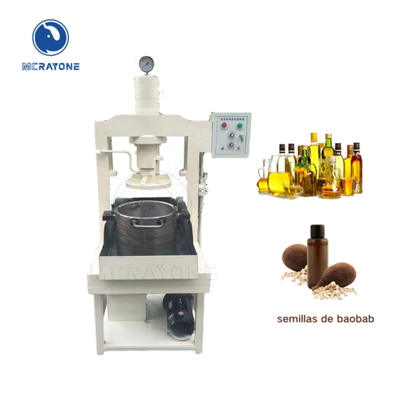 Prensado de aceite de baobab
