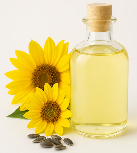Proceso de refinación del aceite de girasol