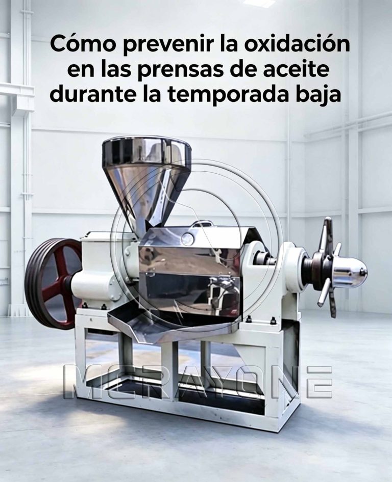 Cómo prevenir la oxidación en las prensas de aceite durante la temporada baja