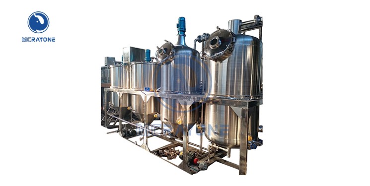 equipo de refinación de desparafinado de aceite de semilla de girasol
