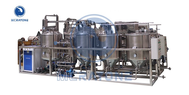 máquina de refinación de aceite de soja de primer grado