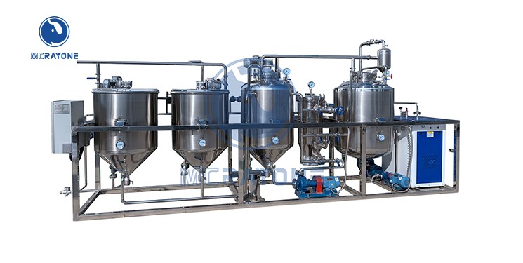 refinería de filtración en frío