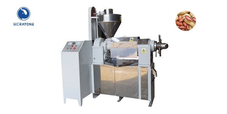 Prensa de aceite con control de temperatura de cacahuete