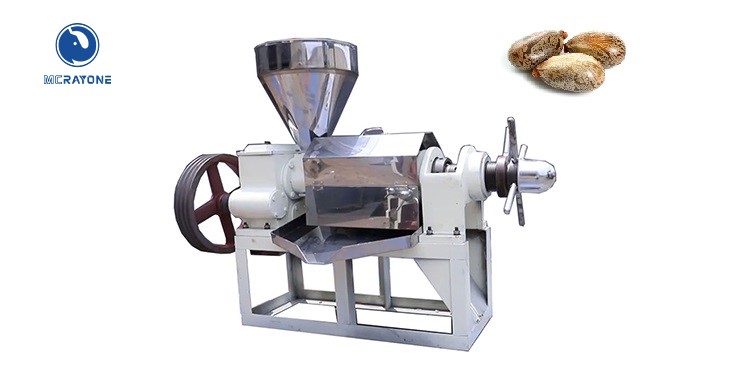 Máquina de prensa de aceite de ricino
